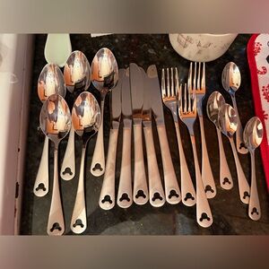 Disney Mickey icon silverware